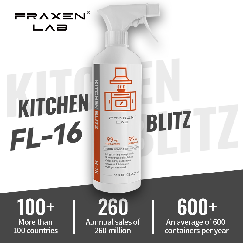 Bulk Household Cleaning Product Oil Cleaner Spray Multi-Purpose Detergent Kitchen Degreaser Kitchen Grease Cleaner for Stoves, Ovens, Grills