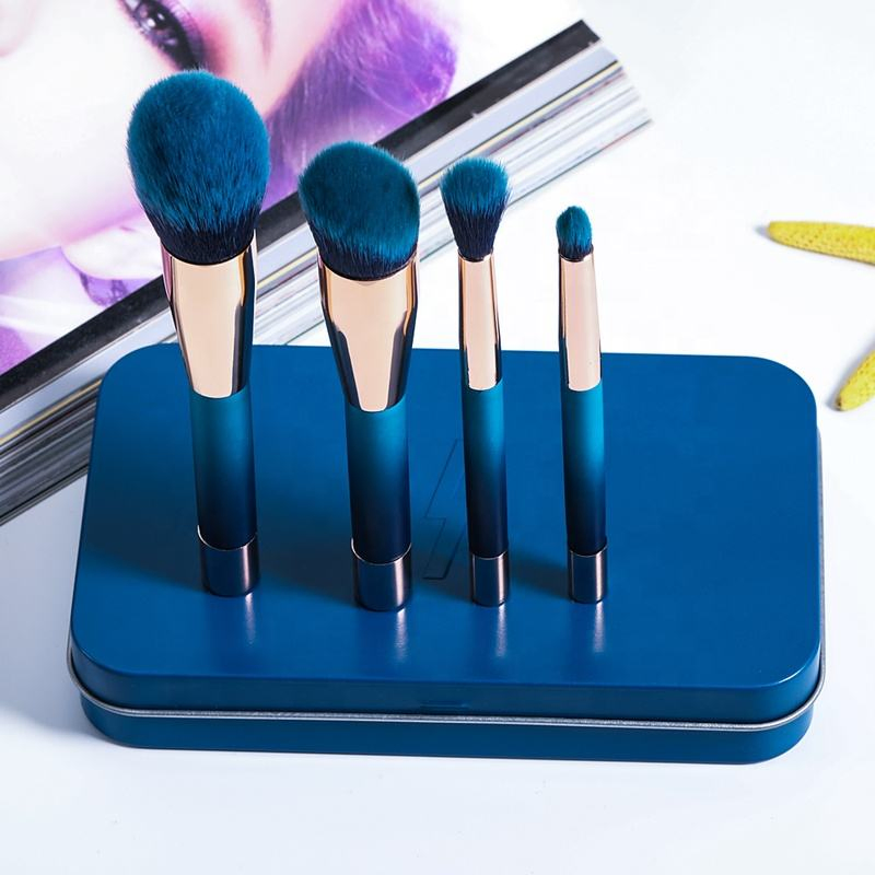 Magnetic Cosmetic Brush Set Wholesale Travel Portable Makeup Brushes Beauty Tool Kit