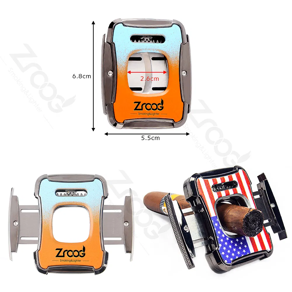 Cigar Cutter V-Cut Set Travel Smoking Accessories Kit for Men