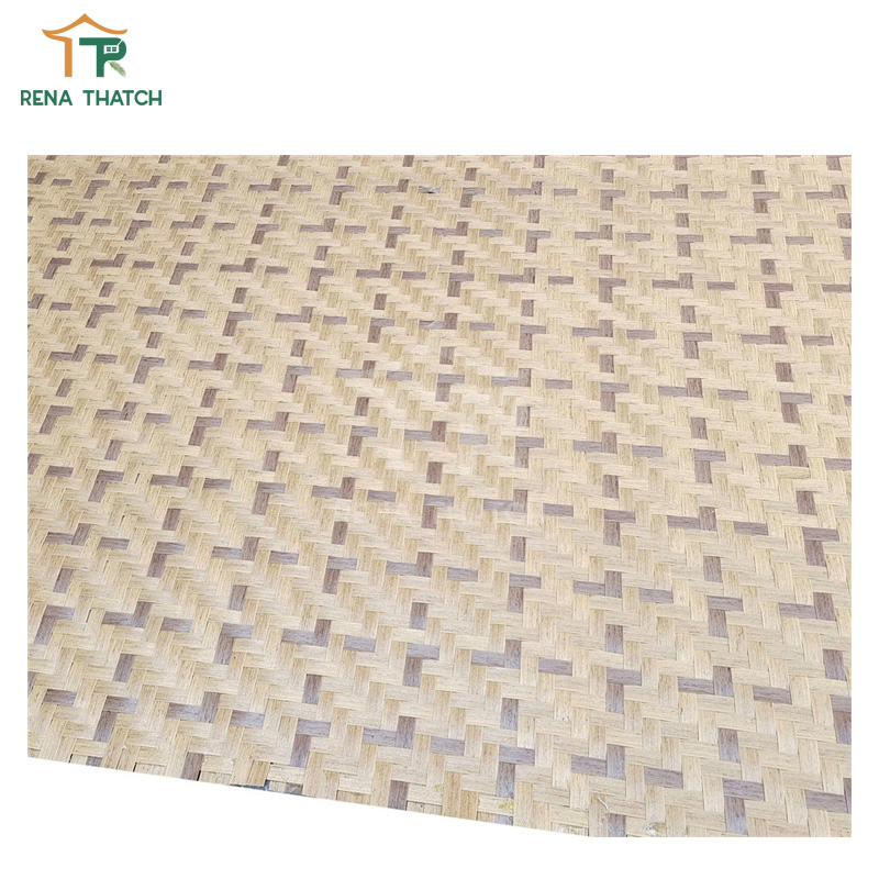 Popular Durable Artificial Basketweave Herringbone Bandeau Plastic Rattan Cane Webbing