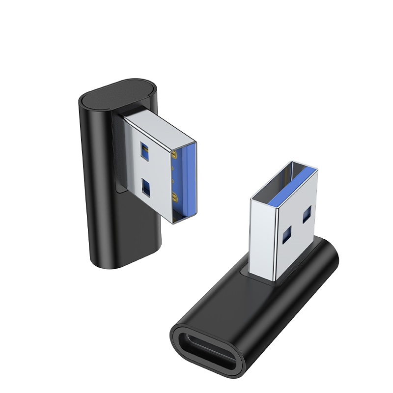 Адаптер Type-C на USB, 90 градусов, новый дизайн