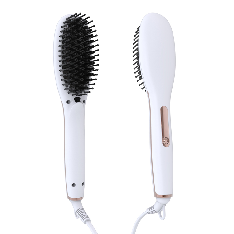Factory Supply Multifunctional OEM Beard Straightening Comb Ionic Hair Straightener Brush