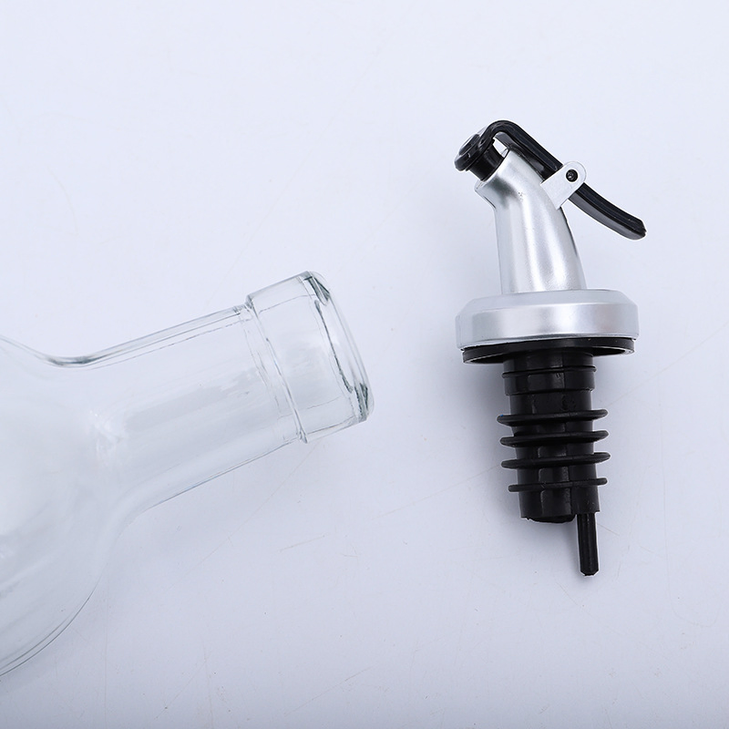 Small Round Kitchen Use Healty Storage 100ml 250ml 500ml 1000ml Clear Olive Oil Bottle Glass with Aluminum Cap