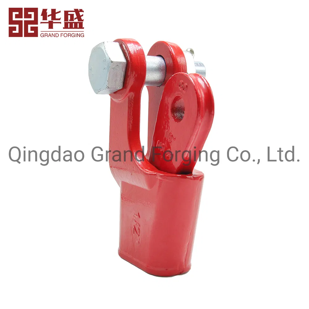 Factory Direct Sale Forged Steel Grooved Open Spelter Wedge Socket