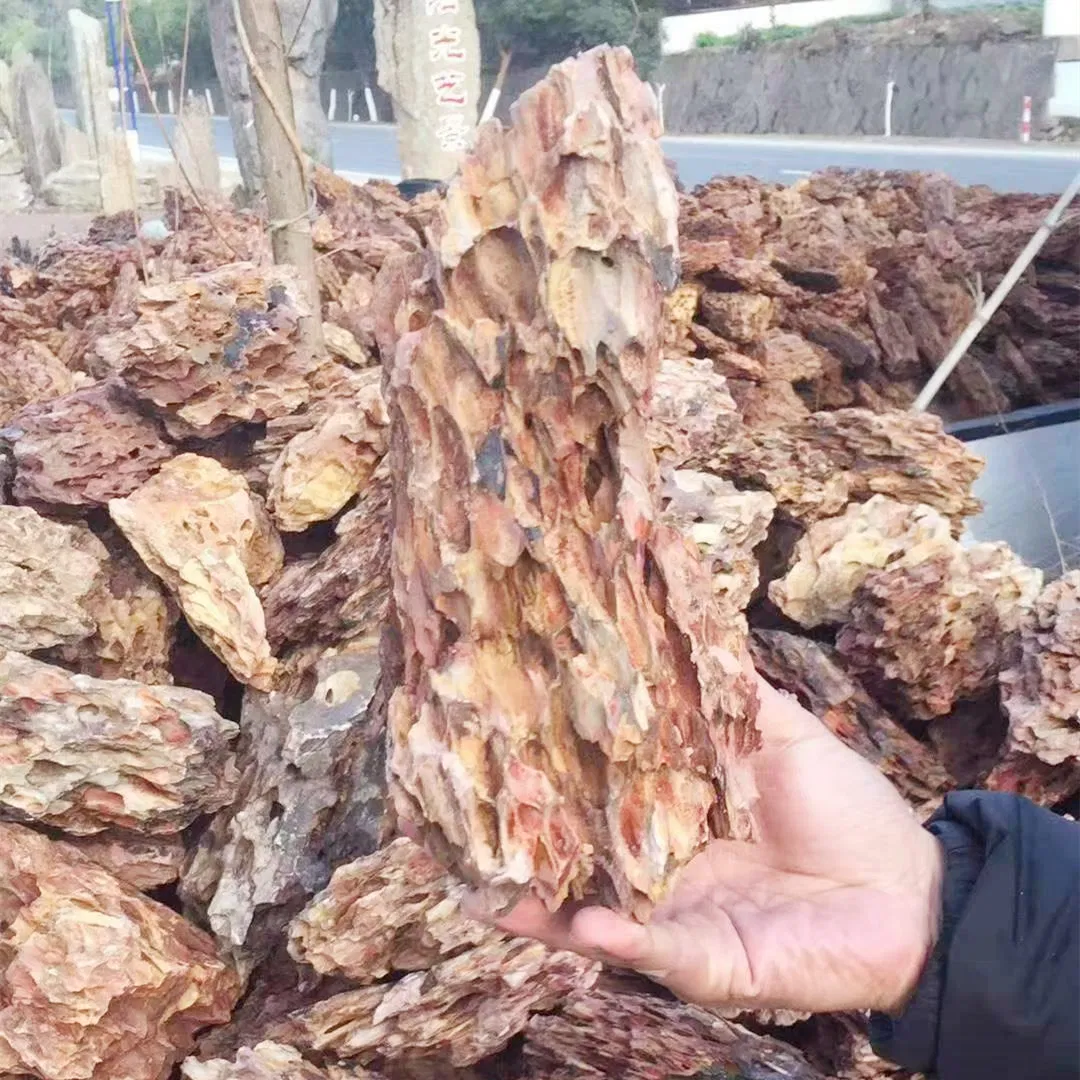 Natural Slate Stone Rocks Aquariums Dragon Stone for Aquascaping