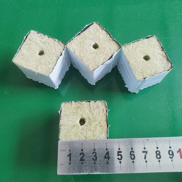 Greenhouse Seedling Rock Wool Grow Cube Agriculture Indoor Plant Seed Hydroponic Cultivation Rock Wool Planting Seedling Block