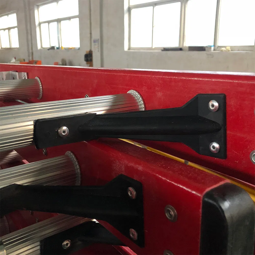 Non-Conducting Sliding Fiberglass Extension Ladder Accessoires with Fire Escape Escalera Parts