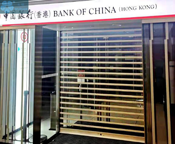 Automatic Electric Good Vision Clear Transparent Design Roller Shutter Auto Polycarbonate Rolling Door Aluminium Glass Security Commercial Roller Door