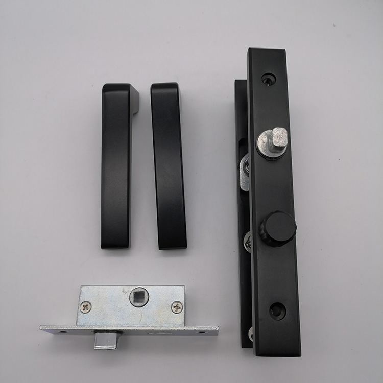 Zinc Alloy Diecast Black Patio Door Handle Openable Window Handles