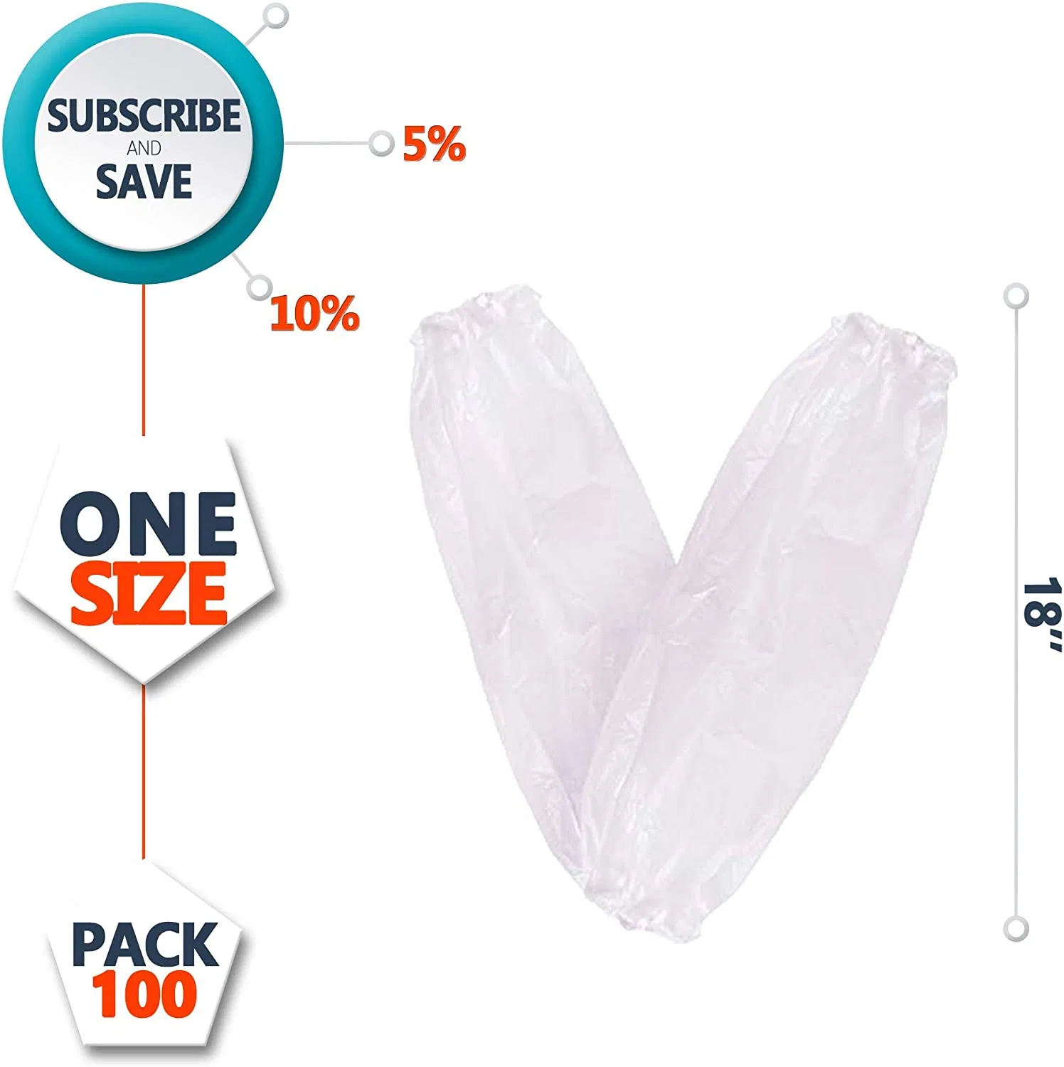 Handmade Disposable Plastic PE Dustproof Waterproof Arm Sleeve Cover