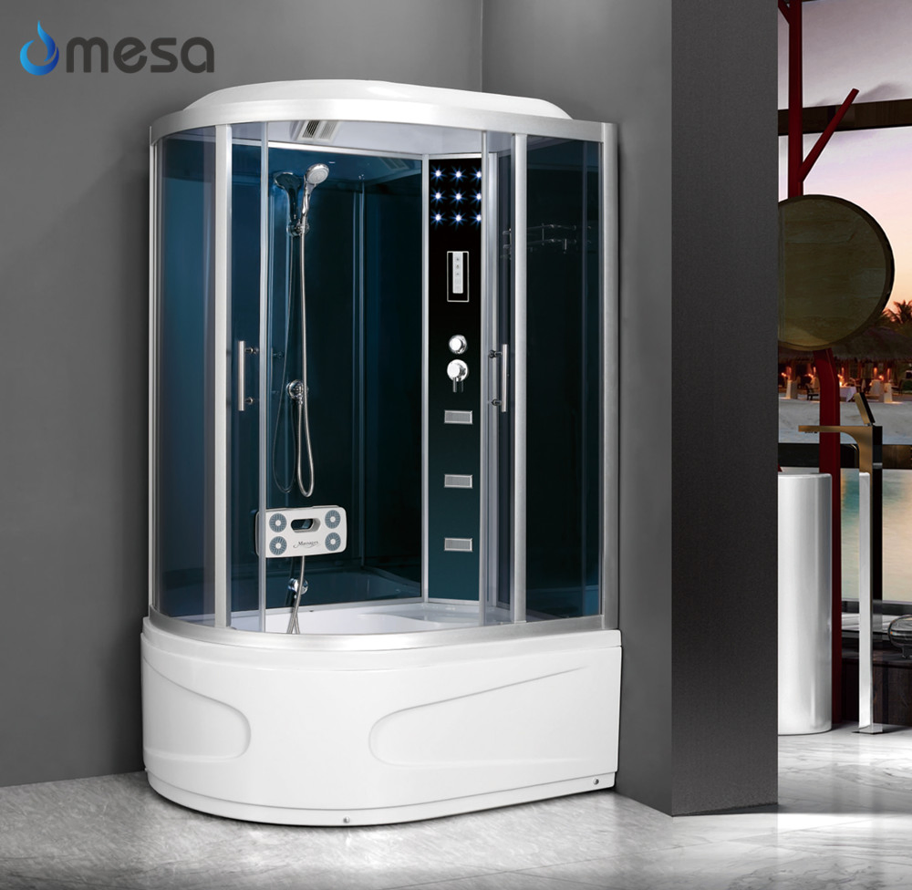 New Cheap Hydro Massage Shower Cabin with Back Sharp Massager