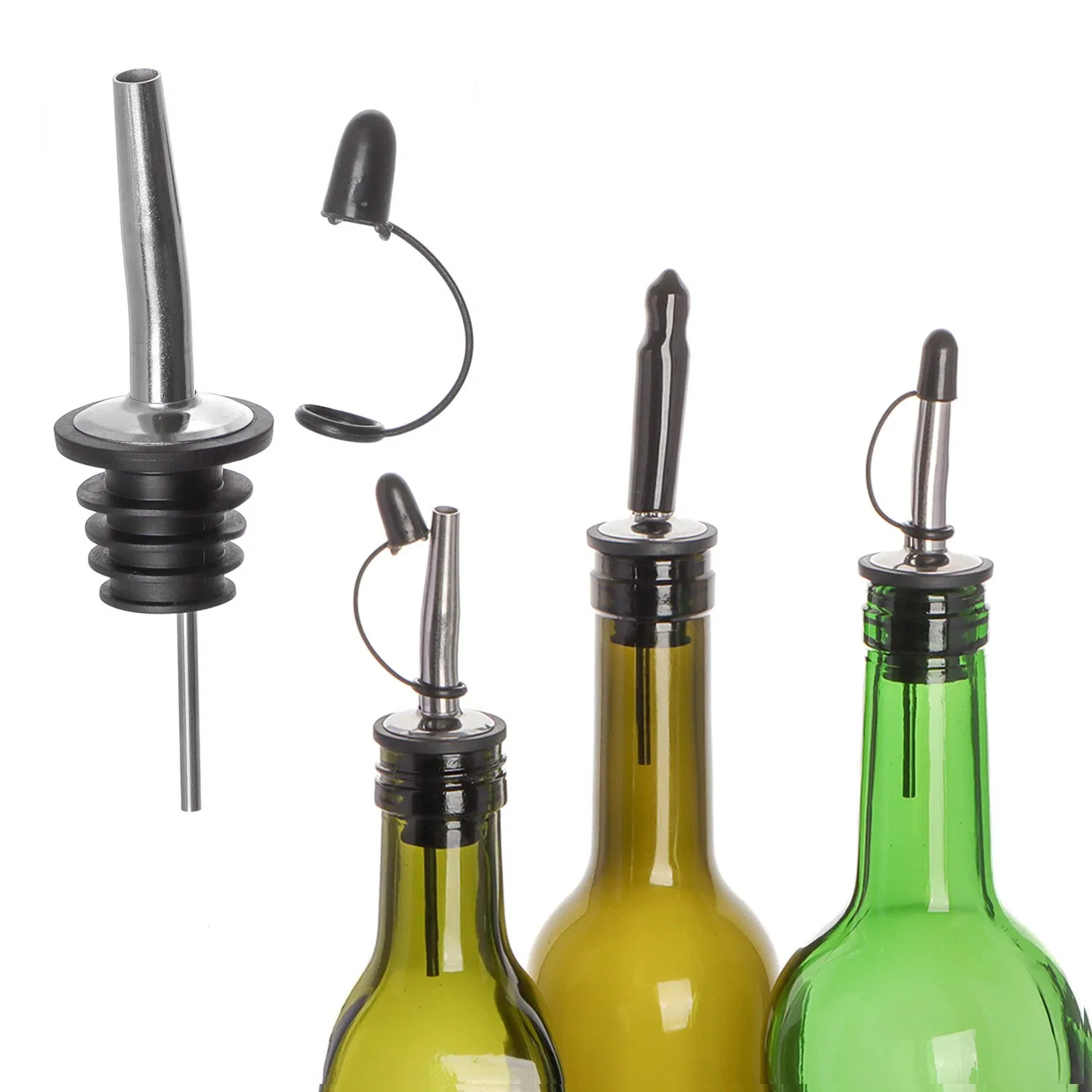Wholesale Cheaper Metal Olive Oil Wine Pour Drip Stop Wine Pourer Wine Pourer
