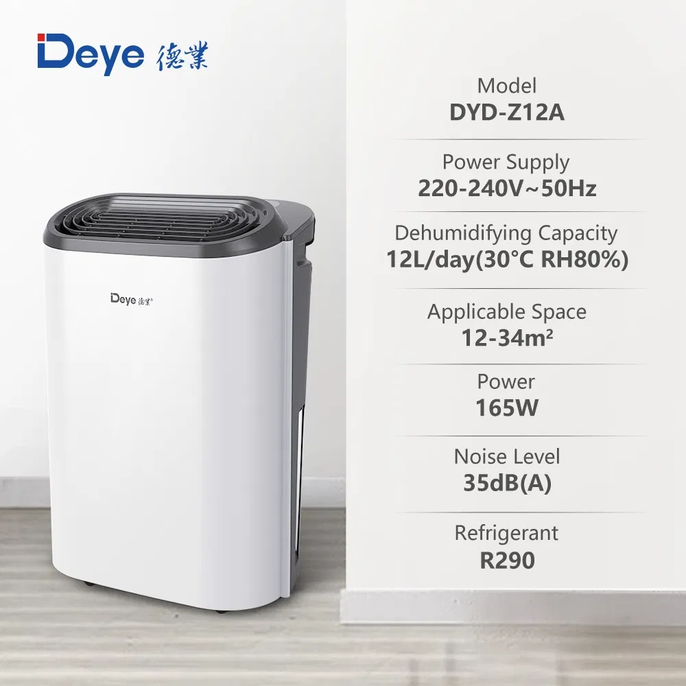 Deye Dyd-Z12A Good Small Portable Home Dehumidifier with Carbon Filter