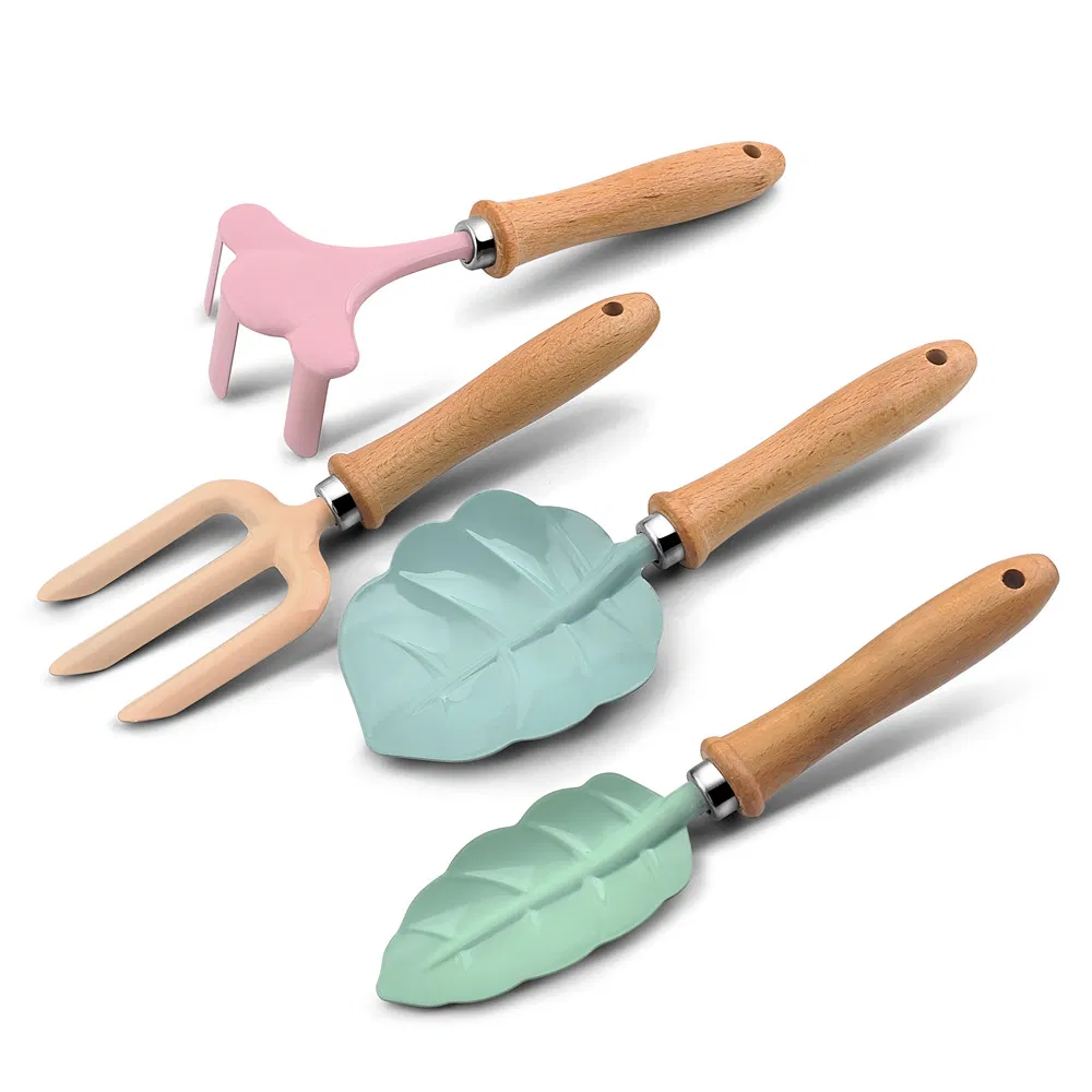 Lightweight Durable Digging Shovel Soil Turning Rake Garden Tool Set
