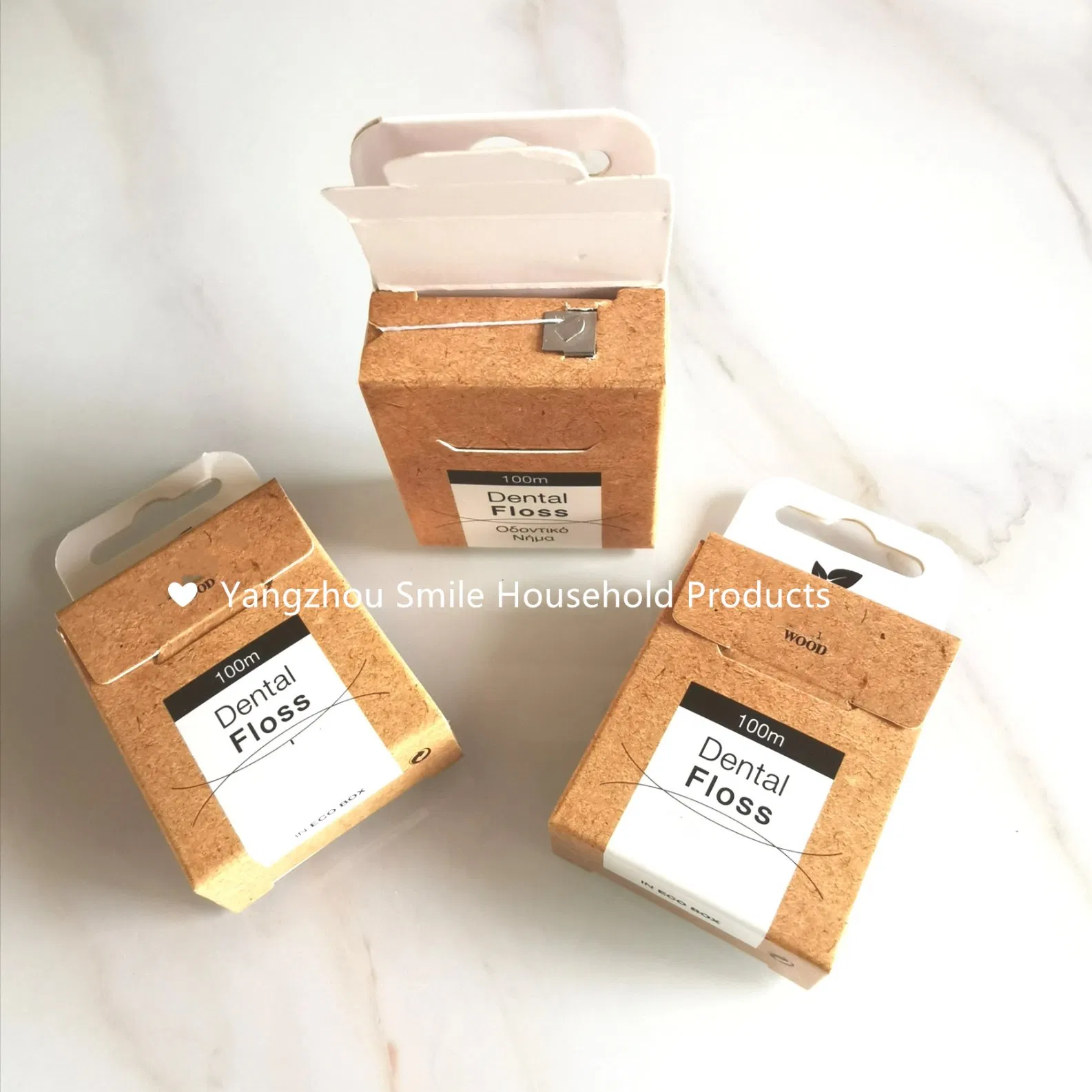 FDA Eco Bamboo Charcoal Dental Floss Picks with OEM Service