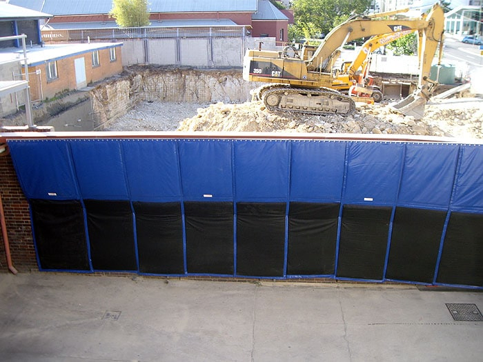 Litong Wholesale Collapsible Waterproof Flame-Retardant Soundproof Good Quality Sound Barrier for Office and Construction