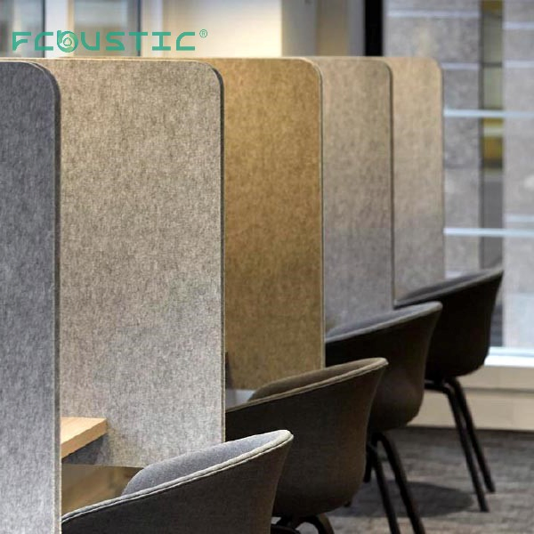 Polyester Fiber Acoustic Partition Divider PET Acoustic Panel for Workstation Screen