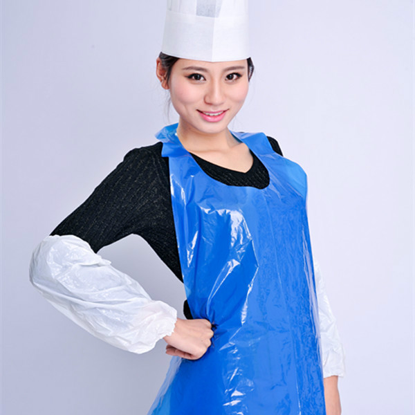 Medical PE Apron Poly Coated Apron Disposable HDPE/LDPE Apron