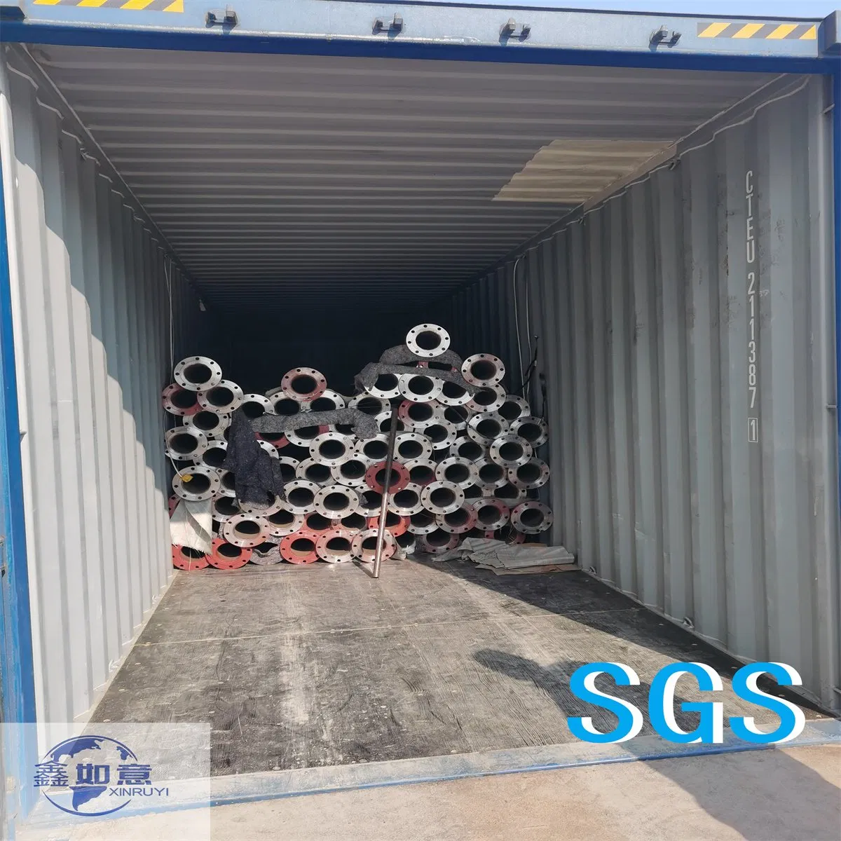 ASTM a-795 2 1/2" Sch10 UL FM Epoxy Powder Flame Red Grooved Ends Pipe Polyurethame Tube