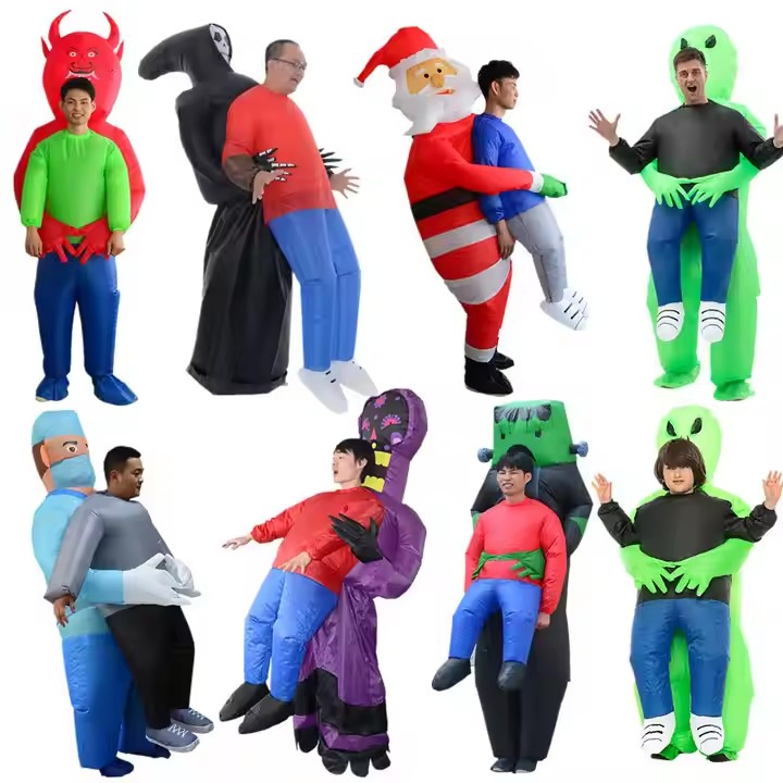 Boyi Inflatable Advertising Witch Halloween Decoration Inflatable Walking Mascot
