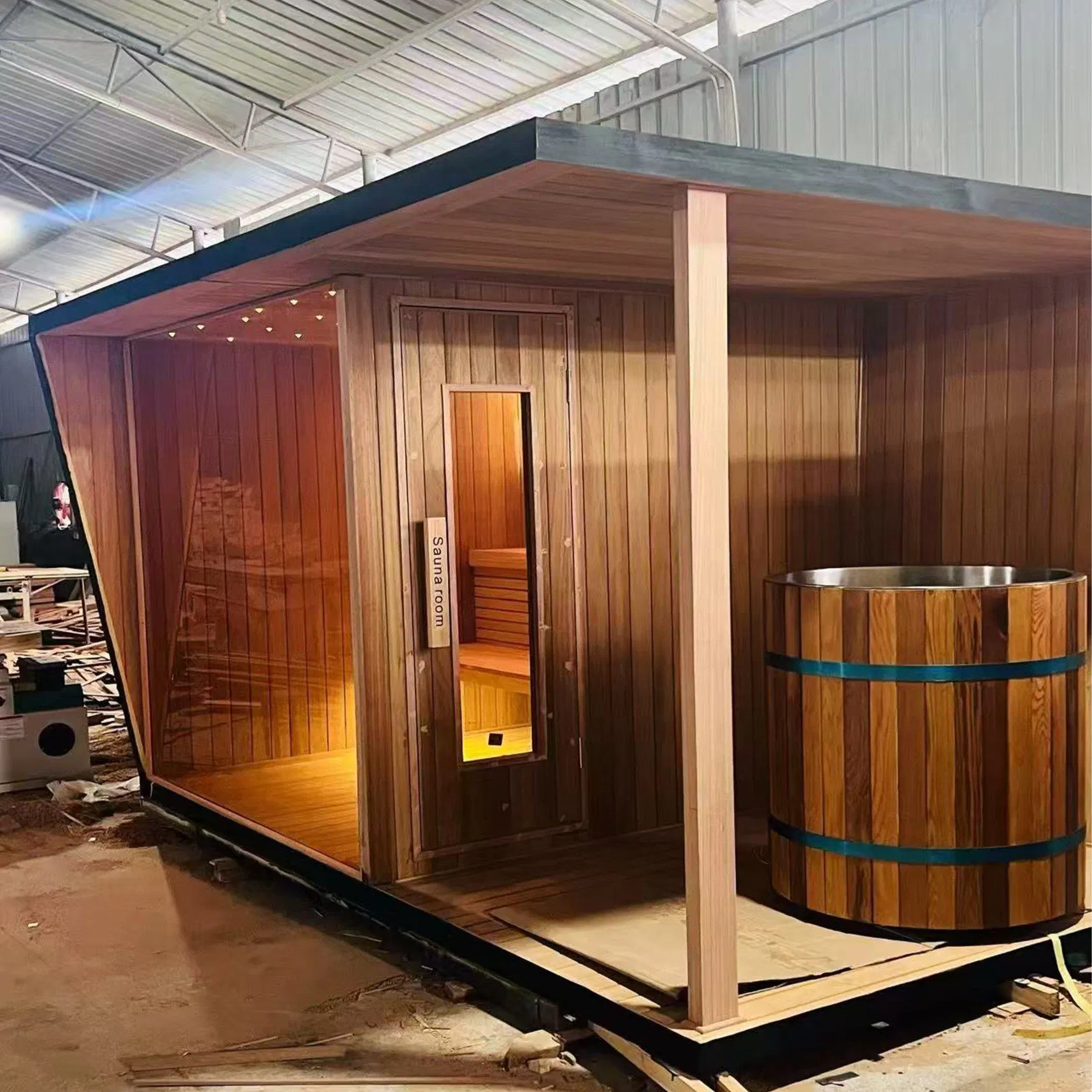 Инфракрасная сауна Boda из красного кедра для улицы