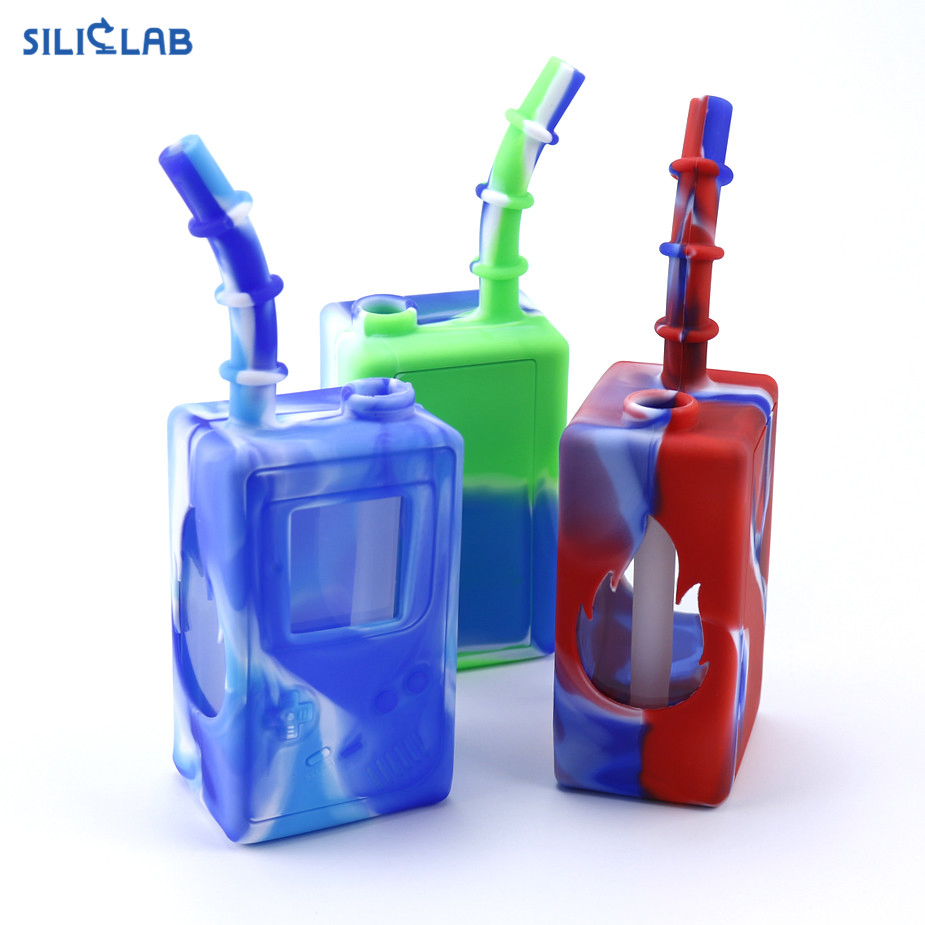 Glass Pipe Glass Bubbler Water Pipes Hookah Drink Box Smoke Filter Smoking Pipes Custom Pattern