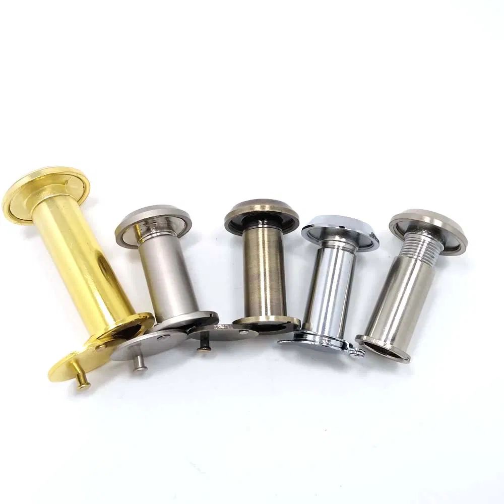 High Quality 14mm 16mm Diameter 35-50mm Door Thickness Zinc Alloy Door Viewer with Back Cover