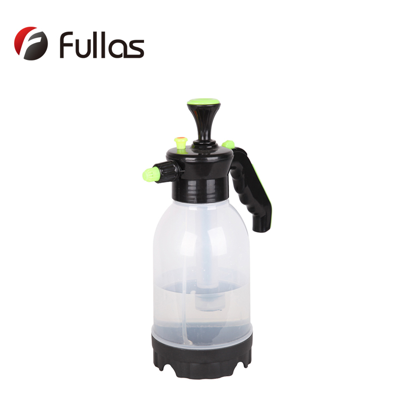 FLS-SP007 1.5L/2L Garden Hand Pump Pressure Fine Mist Water Sprayer With Transparent Plastic Bottle