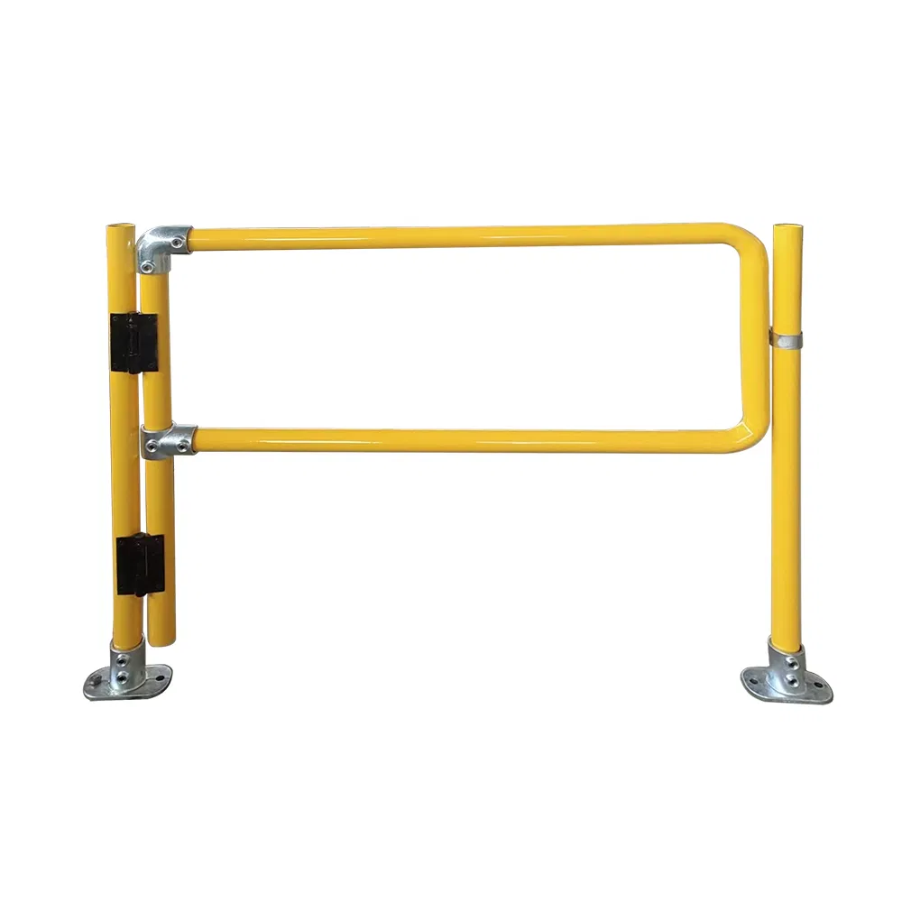 Powder Coat Safety Yellow Self Closing Ladder Safety Gate