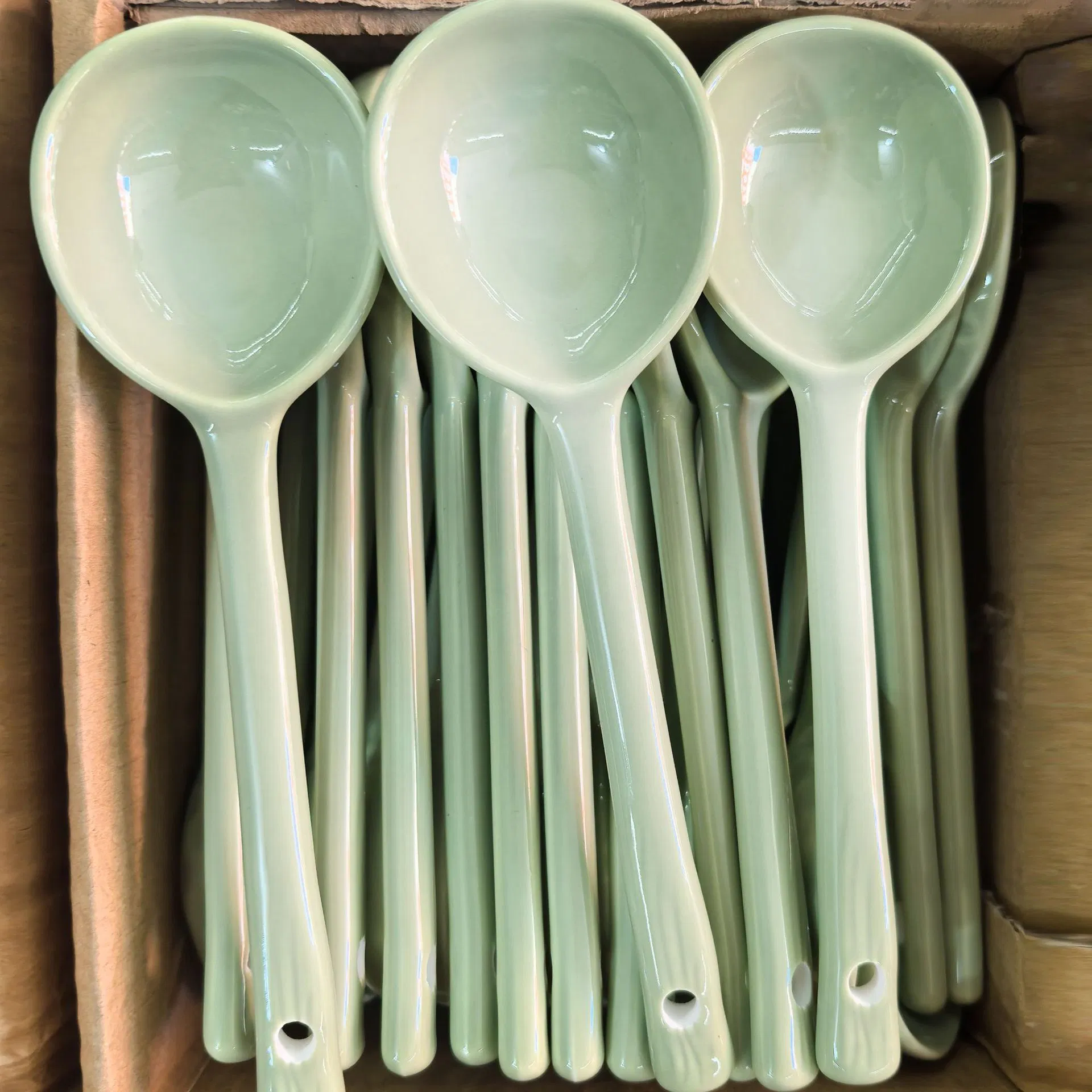 Spoon Multi-Color Porcelain Ceramics Tableware