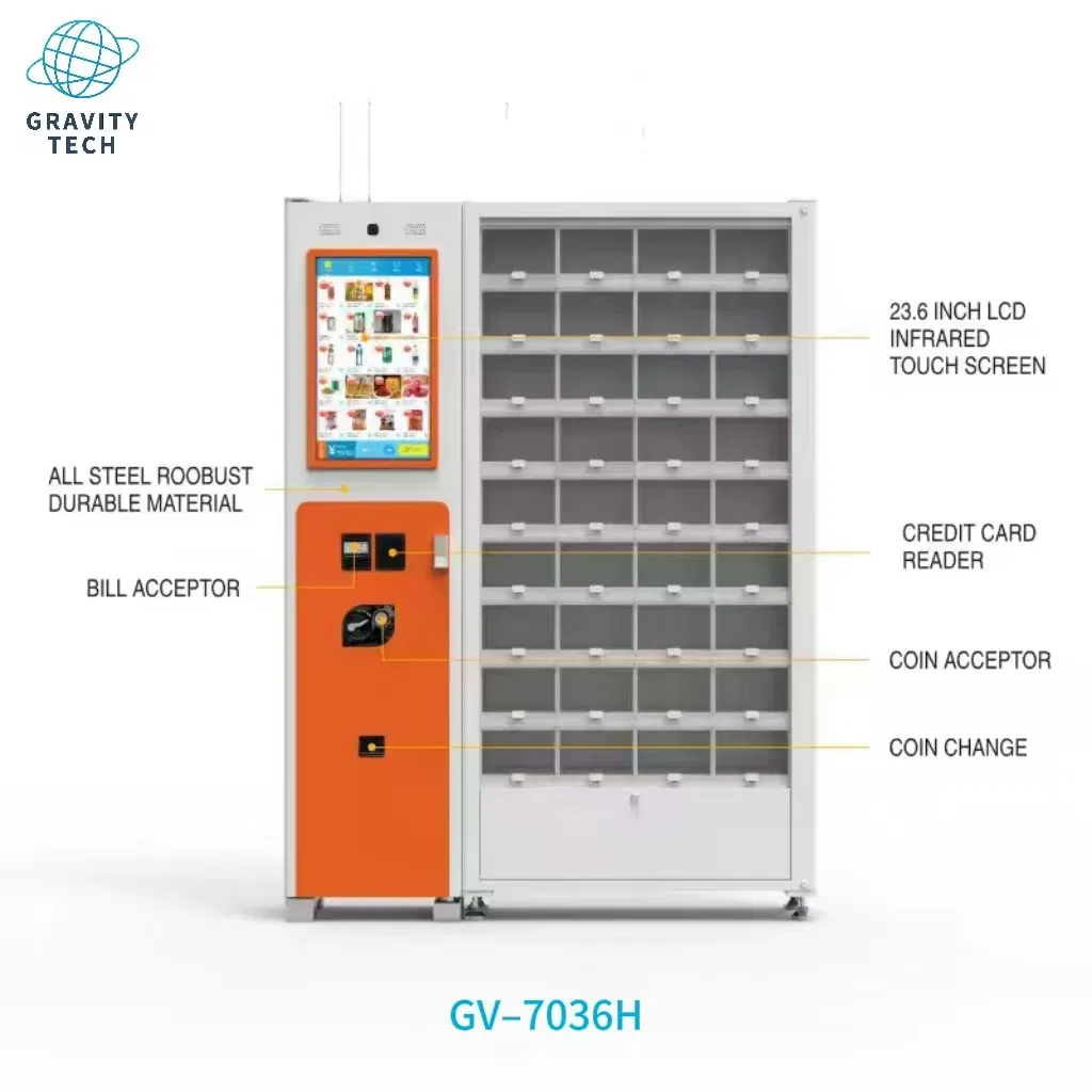 Factory Supply OEM Vending Machine for Shopping Center with Remote Monitoring