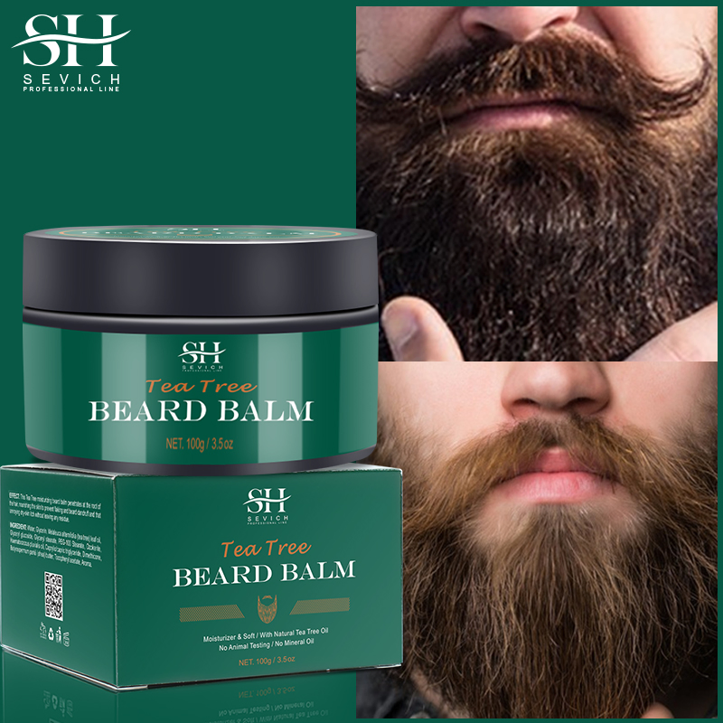 Hot Sale Beard Grooming Balm Private Label Organic Beard Oil Balm for Beard Styling