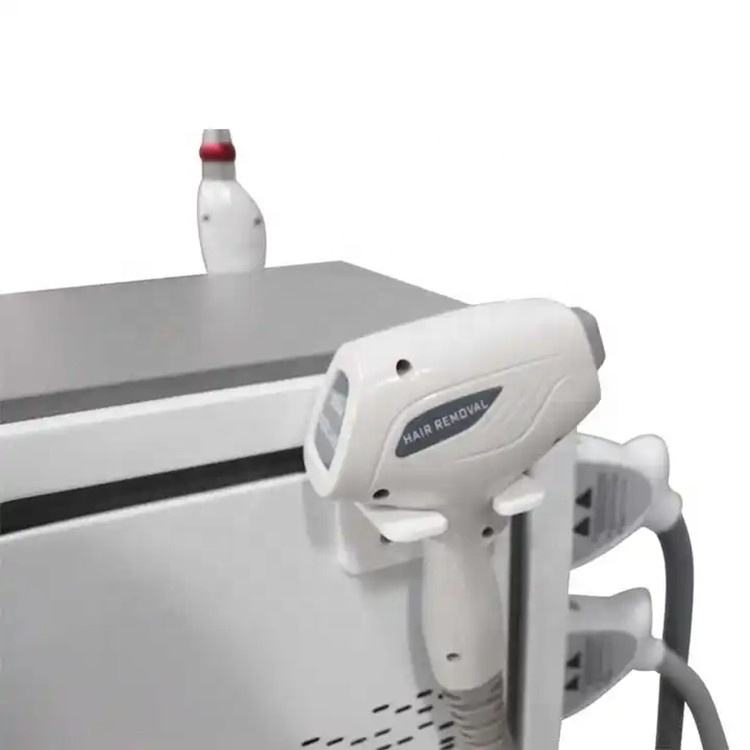 Q Switch ND YAG Laser Diode Machine Body and Neck Throat Hair Removal Skin Rejuvenation Firming Moisturizer Pore Cleaner