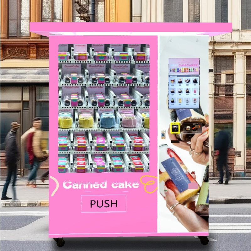 Zhongda Cake Vending Machine Automatic Cake Dispensers with Cash Payment