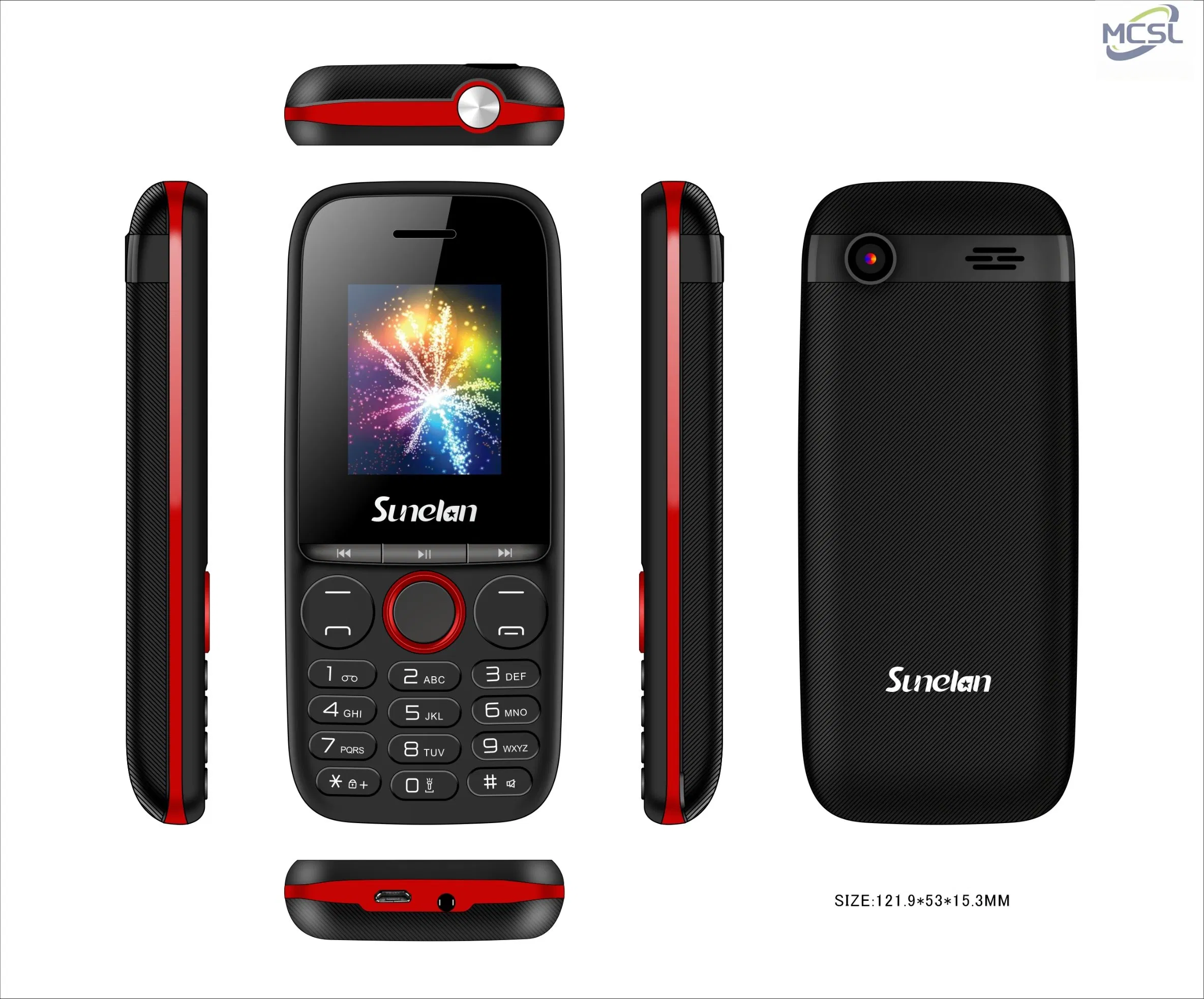 Мобильный телефон Sunelan S107, 1.8 дюйма, 2000mAh
