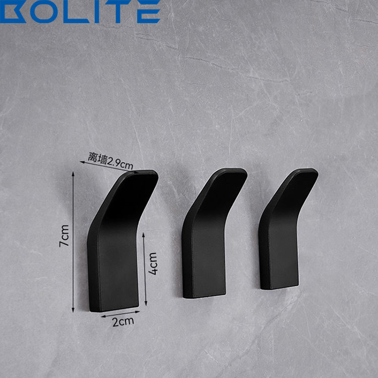 Nordic Minimalist Style Kitchen Accessories Hangers Bathroom Robe Hooks Wall Anti Slip Towel Clothes Hooks