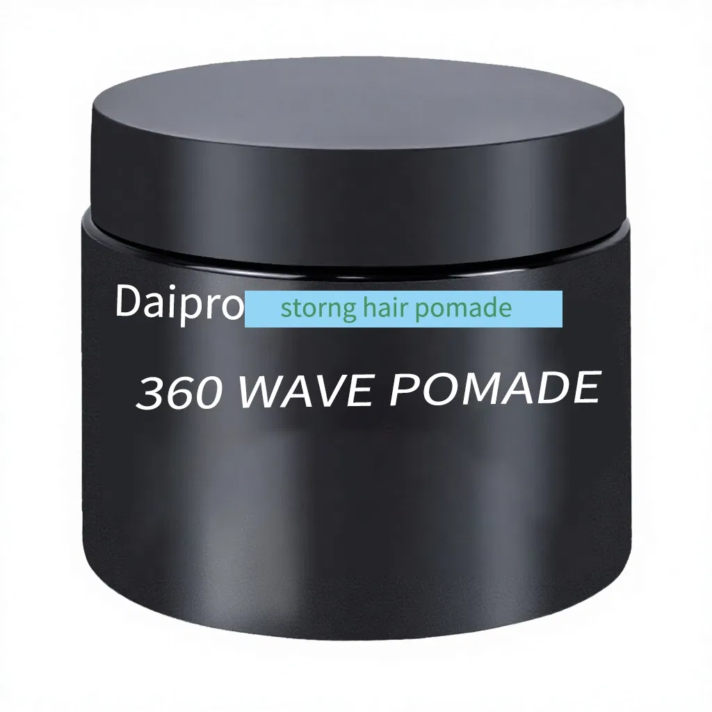 Strong Hold 150g Vegan Blue 360 Waves Pomade for Men Dry Hair Gel Pommade in Wax Form Wave Curl Wave Styling Wax