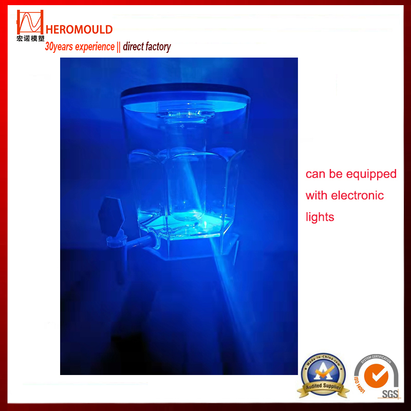 Table Top LED Beer Dispenser Beverage Dispenser Drink Dispenser Juice Dispenser with Ice Tub