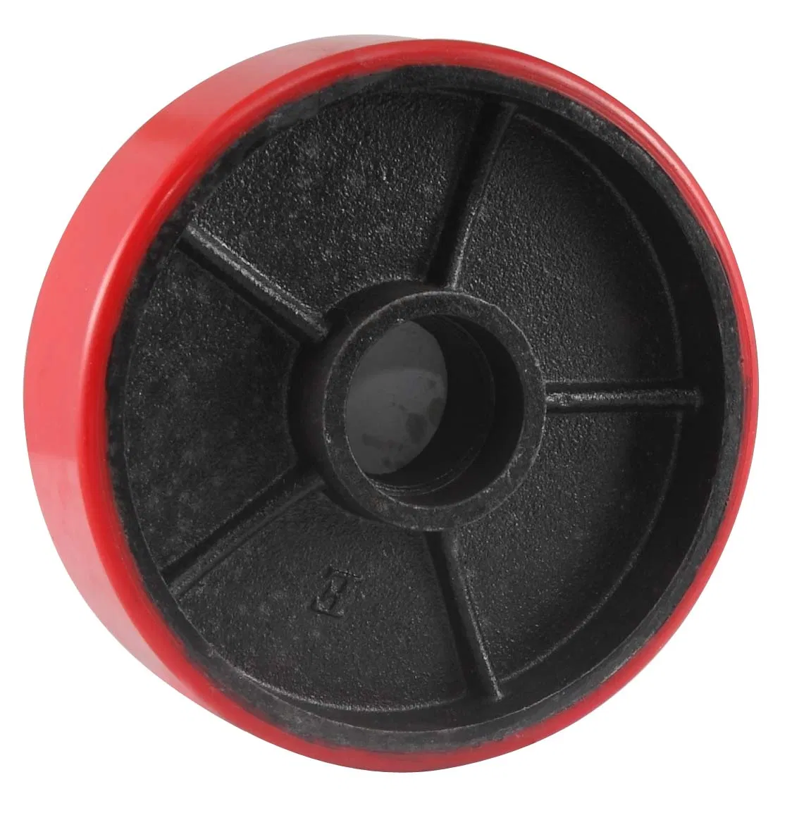 PU on Cast Iron Forklift Wheel Rubber Wheels Nylon Castors Plastic PP