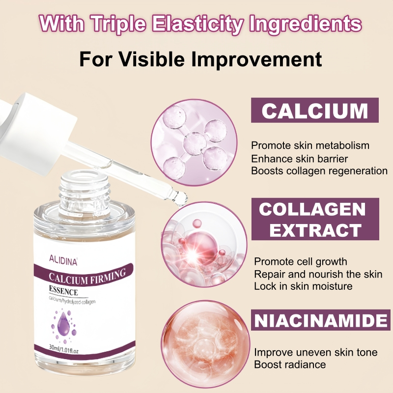 Calcium Facial Serum Cream Set Skin Barrier Repair Calcium Skincare Skin Daily Moisturizing Firming Elasticity All Skin Types G