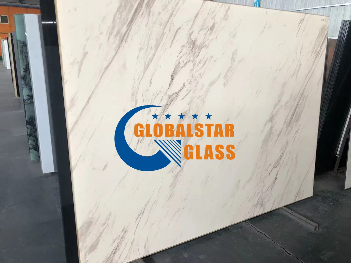 True Enameled Glass Heat Treatment Similar with Lacobel T Glass