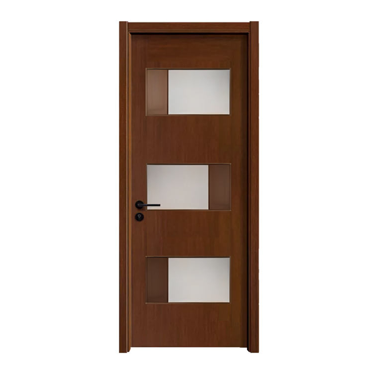 Premium Waterproof PVC Solid Wooden Internal Door for Home
