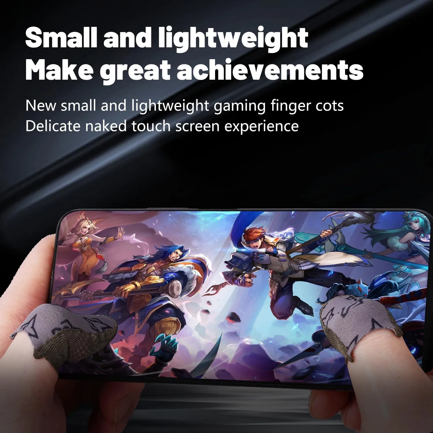 Антипотные напальчники для игр на сенсорном экране