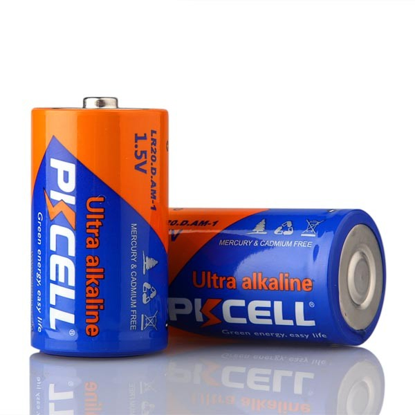 Батарейки Pkcell LR20 D Super Power Alkaline 1.5V