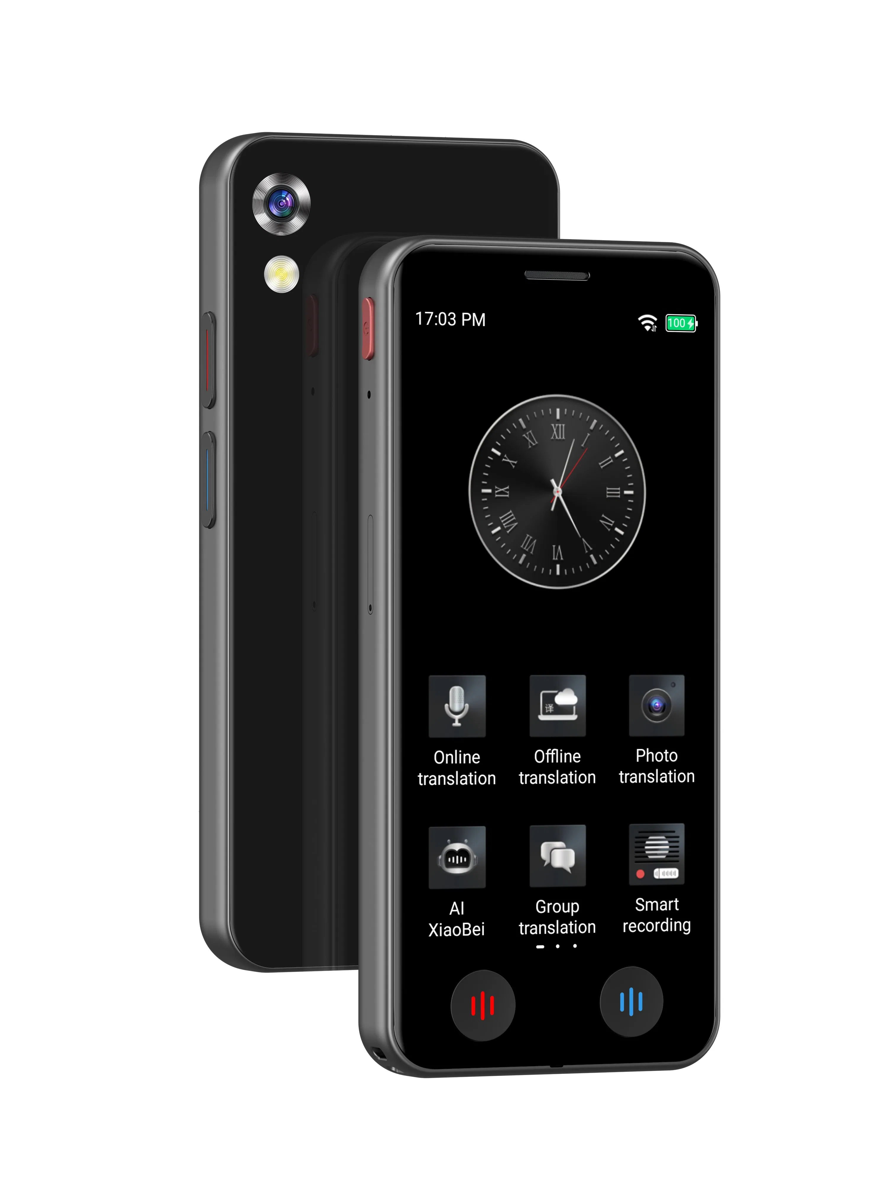 Portable A40lite Voice Translator Device with Real-Time Language Support