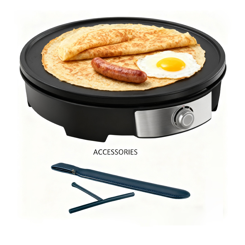 Kitchen Appliance Food Processor Electric Pancake Makers Grill Injera Grill Electric Omelette Pan Crepe Maker for Cooking