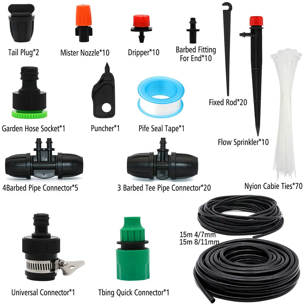 Irrigation Micro-Spray Watering Ground Plunger Support Rod Fixed Rod Plunger Pin 15/20/30/50/60 Cm Height