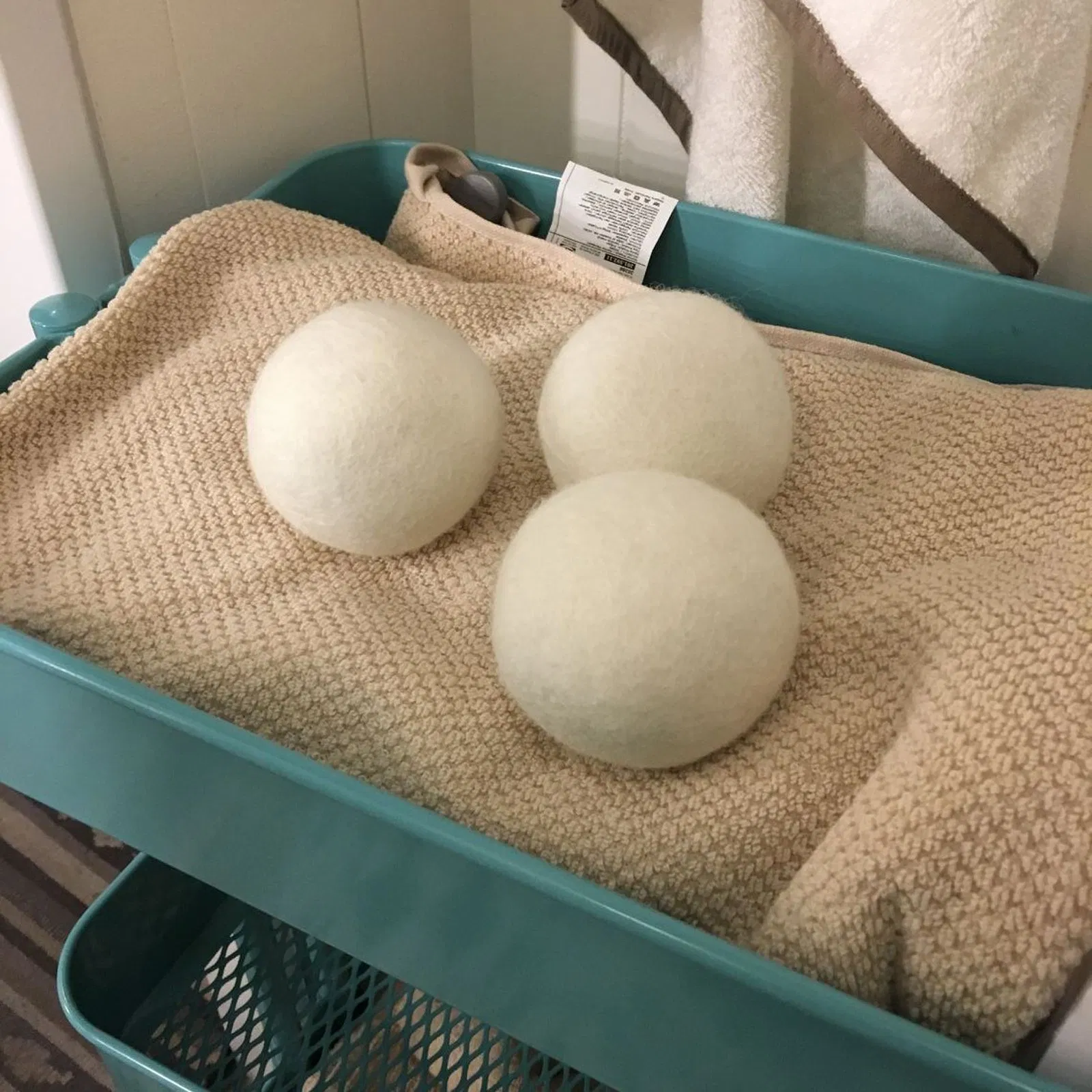 6 Pack Nature Organic 100% New Zealand Wool Dryer Balls for Laundry