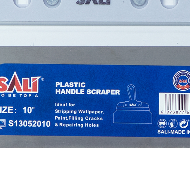Sali 12′ ′ 0.5mm Stainless Steel Plastic Handle Scraper