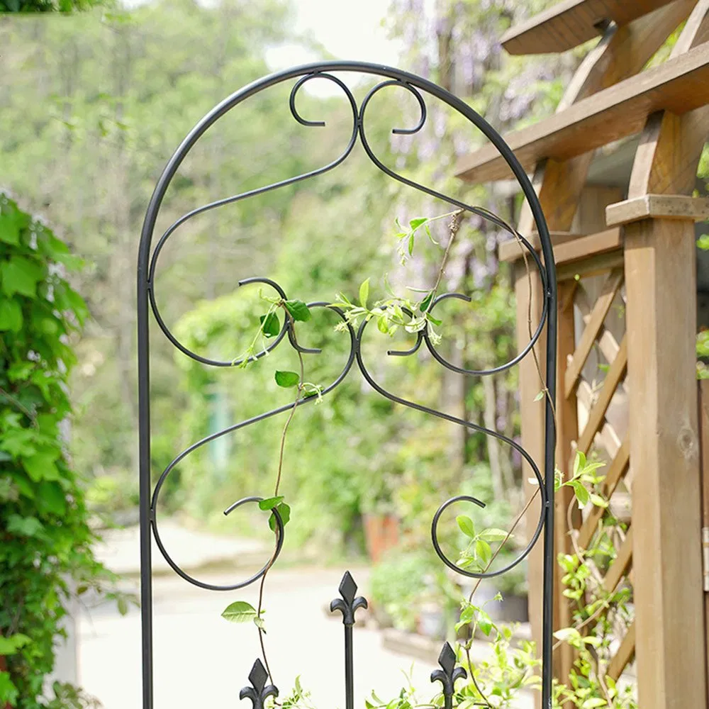 Steel Iron Flower and Plant Support Garden Trellis
